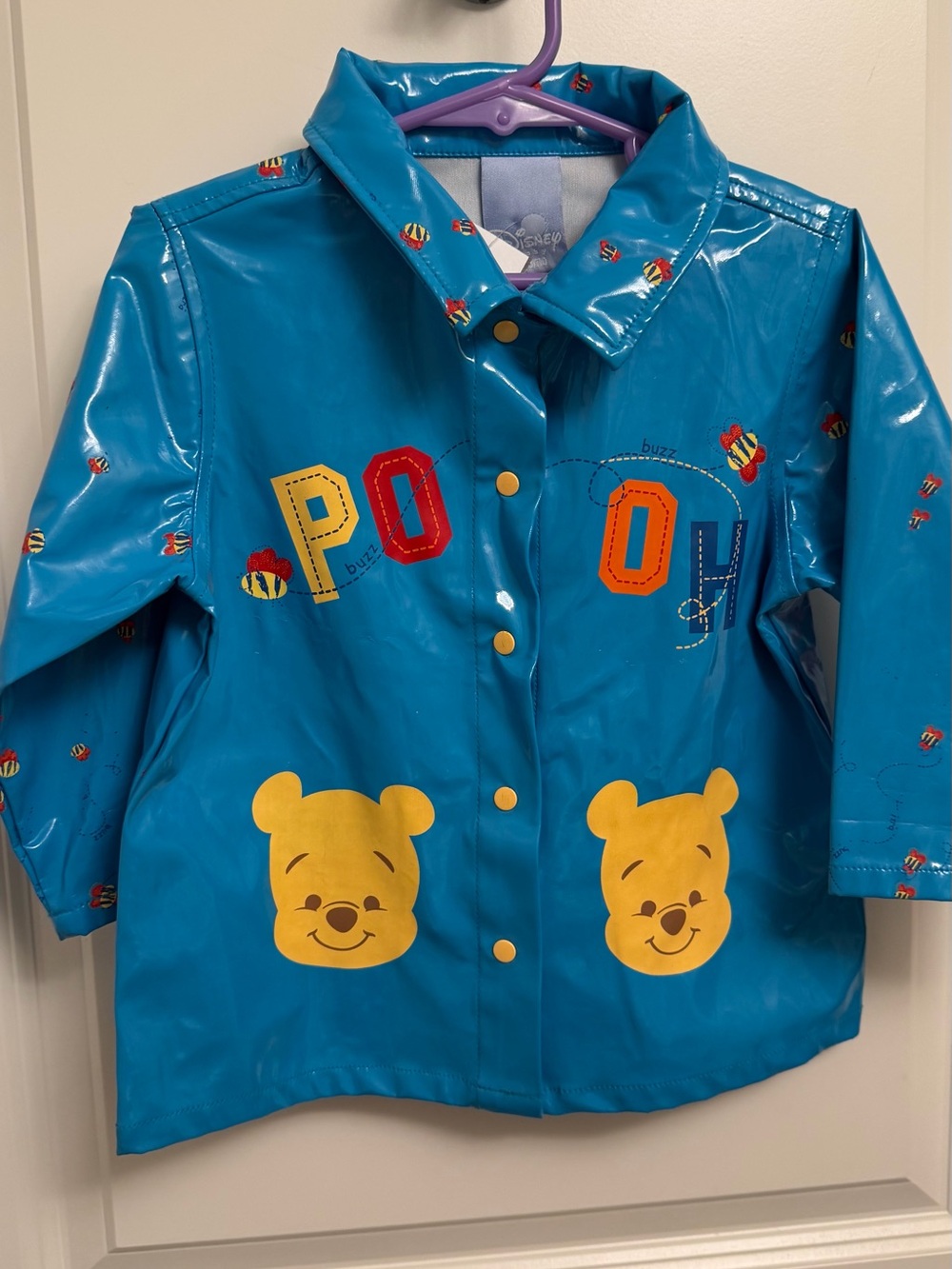 Vintage Disney Winnie the Pooh Toddler Rain Jacket
